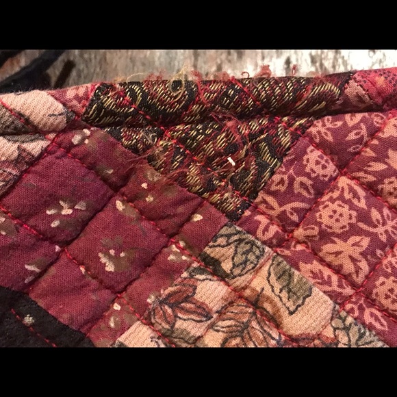 🍒Victorian Heart Quilted Patchwork Purse - Picture 3 of 8